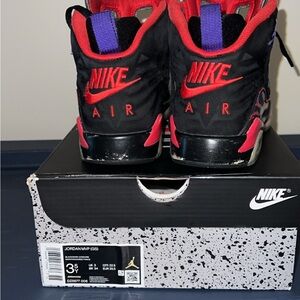 Nike Air Jordan MVP - Black and Red with Purple Accents